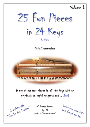 25 Fun Pieces in 24 Keys Volume 1